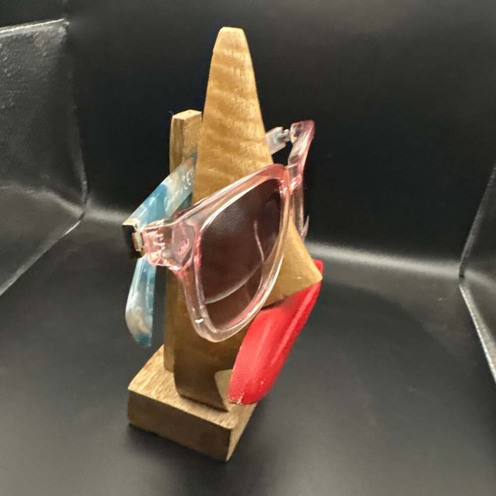Circus NY by Sam Edelman Transparent Pink & Floral Rectangular Sunglasses - Picture 2 of 3